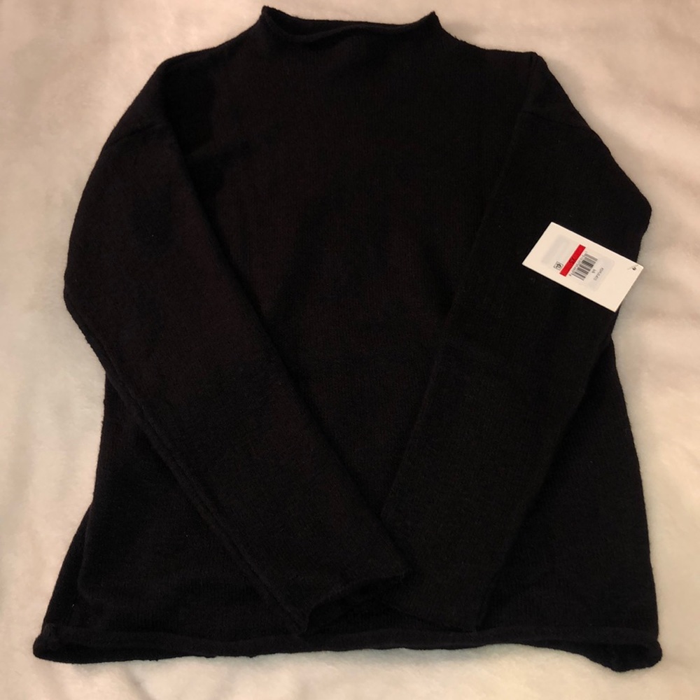 Black Turtleneck Sweater